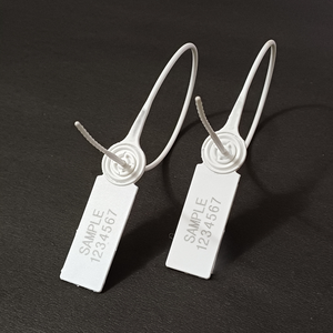 Joint d'emballage en polypropylène à déchirure inviolable élevé sécurité des codes à barres en acier certifié ISO joint en plastique à verrouillage serré - Product Image 2