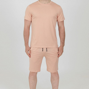 Ensemble de survêtement d'été personnalisé avec logo, 2 pièces, polo et short, pour hommes, idéal pour la course à pied - Product Image 1