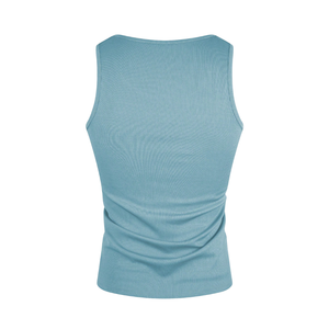 <b>Mens</b> Breathable Ribbed Tank Top Sleeveless Muscle Fit Sports <b>Vest</b> Stretch Knit Front Athletic <b>Gym</b> Workout Casual Summer Fitted - Product Image 2