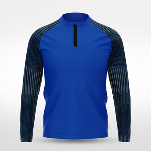Custom Sublimation Reversible Lightweight Breathable Quick Dry Eco-Friendly Quarter Zip Long Sleeves Shirts Men Women <b>Athletic</b> - Product Image 3