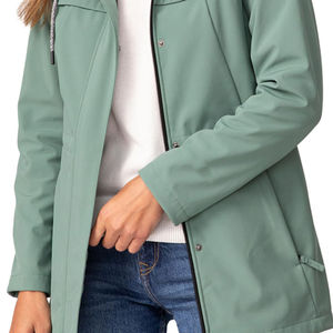 Chaqueta Softshell Impermeable de Color Sólido, Personalizada, de Alta Calidad, Ligera, para Exteriores, para Hombre y Mujer - Product Image 3