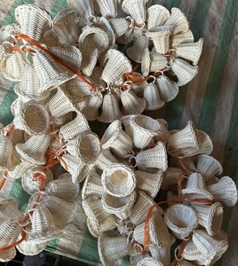 Adorno de árbol de Navidad tejido a mano, respetuoso con el medio ambiente, colgante decorativo para el hogar y la tienda de Vietnam - Product Image 6