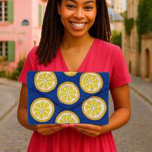 Sac Baguette Multicolore en Perles de Verre avec Poignée, Artisanat Indien Fait Main, Couleurs Personnalisables, MS Handicraft - Product Image 1