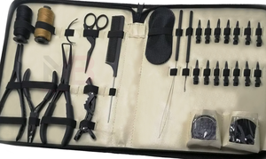 Kit d'outils professionnels pour extensions de cheveux en métal, micro-liens, extensions de cheveux pour usage commercial, couleur unie unique, design personnalisé - Product Image 3