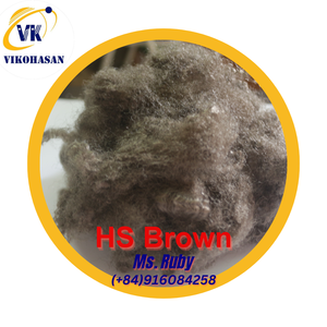 Vente en gros 15D HS brun recyclé polyester Vikohasan creux agrafe du fabricant vierge filature jouet canapé couette matériau de remplissage - Product Image 4