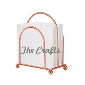 Porta Servilletas de Acero Inoxidable Color Oro Rosa con la Mejor Calidad, Porta Servilletas de Papel Personalizado para Cocina - Product Image 1