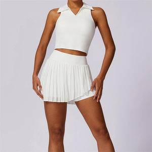Kivotech Vêtements de sport de haute qualité personnalisés en gros Vêtements pour femmes à vendre Jupes de tennis Offre Spéciale uniforme de tennis - Product Image 5