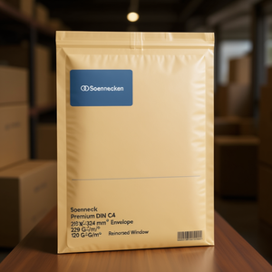 Sobre de Papel Autoadhesivo Soennecken Premium DIN C4 229 x 324 mm 120 g/m² Bolsa de Envío Premium 120 g/m² Ventana Reforzada - Product Image 3