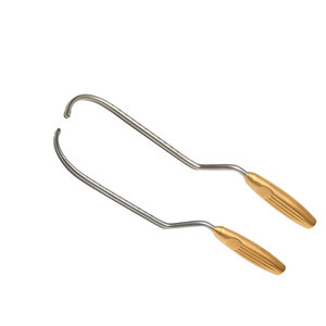 Dissecteur à crochet pour la poitrine, manuel, acier inoxydable allemand, essentiel pour les procédures chirurgicales d'augmentation mammaire et de reconstruction, avancé - Product Image 2