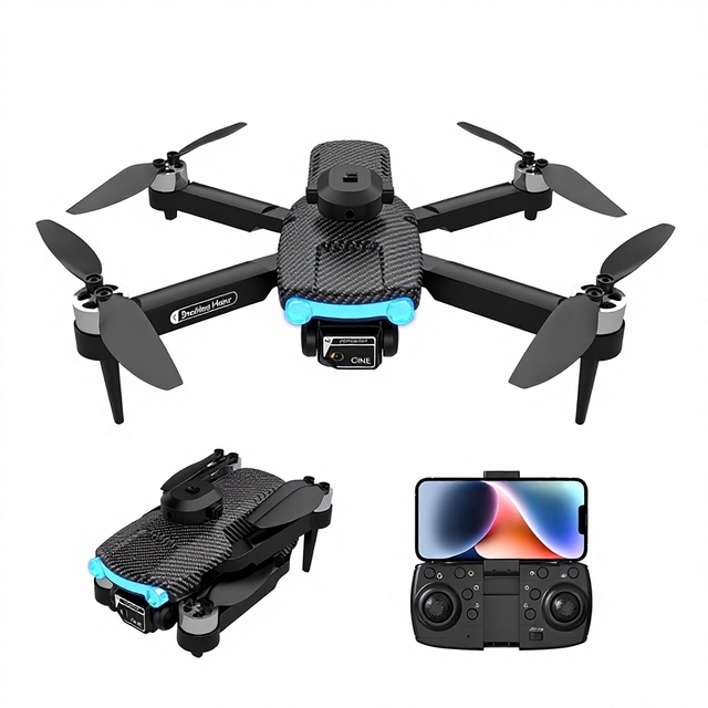 Cross-Border Aerial Drone XT204 Brushless Motor Optical Flow Obstacle Avoidance Quadcopter Remote-Controlled Kids Toy Aircraft