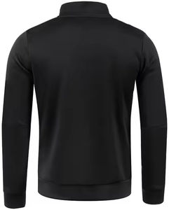 Automne hommes demi fermeture éclair sweats à manches longues couleur unie pull col roulé Streetwear hiver chaud veste Sport manteaux - Product Image 5