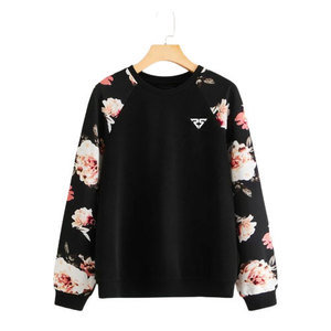 Ropa de moda sudadera al por mayor personalizado color puro en blanco mujeres sublimación sudadera para la venta - Product Image 1