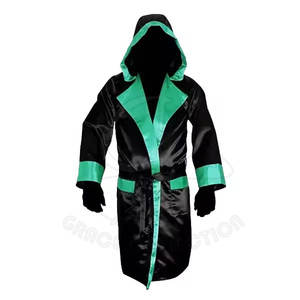 High Demanded Design Top Selling Boxing Gown Custom Pattern Style High Quality MMA Kickboxing Fighter Boxing <b>Robes</b> - Product Image 5