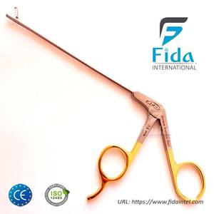 Pince chirurgicale pour sinoscopie et ORL, pour chirurgie de la cavité frontale, manuelle, 65 mm, poinçon de coupe circulaire, acier inoxydable, instruments chirurgicaux FIDA - Product Image 2