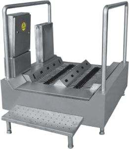 New Heavy Duty Stainless Steel Horizontal Brush <b>Scourer</b> with Dust Aspiration System - Product Image 2