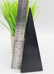 Pirámide de Cristal de Ágata Negra Natural Hecha a Mano de la Mejor Calidad, Piedra Curativa Fengshui, Artesanía de Cristal para Decoración y Regalo - Product Image 5