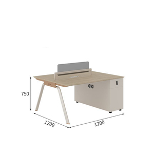 High End Modular Multi Seat Call Center <b>Workstation</b> With Privacy Screen Contemporary Metal Home Office <b>Desk</b> Supplier - Product Image 5
