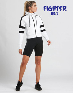 Survêtement en éponge française pour femme Ensemble sweat à capuche et short vintage en coton imprimé à l'acide - Product Image 5