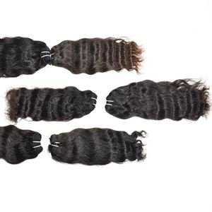 Vente en gros 100% non transformés Remy naturel noir cuticule alignée tissage vietnamien extensions de vague profonde cheveux humains des femmes indiennes - Product Image 3