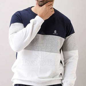 Sweat-shirts avec logo personnalisé de haute qualité pour hommes, teints en usine, pour l'hiver, en vente - Product Image 5