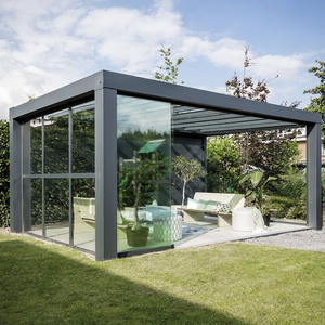 Precio DE FÁBRICA DE EXPORTACIÓN DE China, gran oferta, pérgola de aluminio motorizada de gama alta personalizada de alta calidad, terraza acristalada moderna para exteriores - Product Image 3