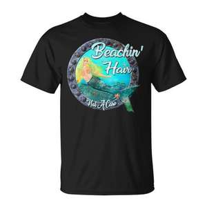 Camiseta Mermaid Beachin Hair No Cares - Product Image 1
