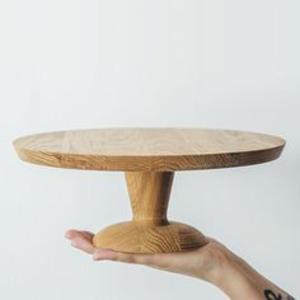 Exquisite wooden <b>cake</b> stand with high-quality craftsmanship and polished wood surface for <b>wedding</b> party and <b>cake</b> serving needs - Product Image 6