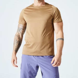 OEM New Fashionable Wholesale Custom Men's Gym T-Shirt Breathable 100% <b>Polyester</b> Sublimation Oversized Casual O-Neck Men <b>Tshirt</b> - Product Image 1