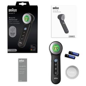 Thermomètre Braun sans contact et à contact avec technologie Age Precision (PositionCheck, double technologie, hygiénique, rapide) - Product Image 1
