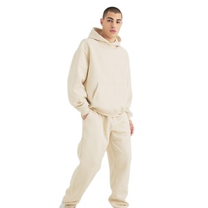 Sweat à capuche confortable en coton épais coupe ajustée style streetwear, design personnalisé, best-seller, pour jogging et survêtements homme - Product Image 2