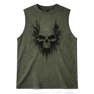 Camiseta sin Mangas Unisex de Spandex/Poliéster, Informal, de Verano, Suave, Transpirable, de Secado Rápido, Antipilling, para Gimnasio, Entrenamiento, Fitness, Uso Diario - Product Image 1