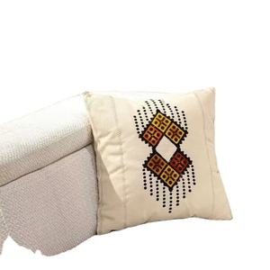 Juego de Fundas de Cojín de Tela Tejida con Estampado a Mano Estilo Bohemio, Funda de Almohada Cuadrada de 41x41 cm para Decoración del Hogar - Product Image 1
