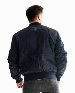 Bomber Jacket Factory Custom made Precio al por mayor Hombres Bomber Jacket Para la venta en grandes cantidades chaqueta bomber - Product Image 4