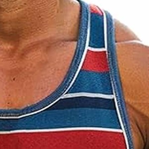 Débardeur Singlet pour hommes en polyester et coton pour les activités décontractées et de fitness, idéal pour les séances d'entraînement d'été - Product Image 2
