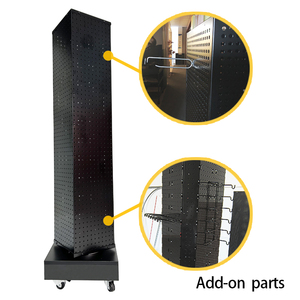 Tùy chỉnh bốn mặt xoay Pegboard hiển thị siêu thị kệ - Product Image 3
