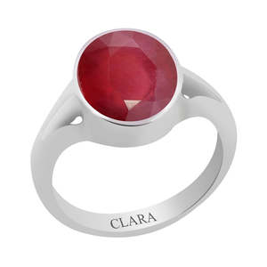 NOVAMART Fine Certified Natural <b>Ruby</b> Manik Premium Gemstone <b>Rings</b> <b>for</b> Engagement Buy Now! Wholesale Export - Product Image 1
