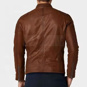 Dernier style de vestes en cuir pour hommes fabriquées au Pakistan Prix de gros quantité minimale de commande bas Vestes en cuir pour hommes - Product Image 2