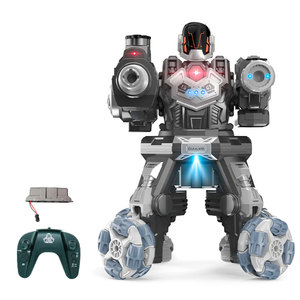 Fun Battles for Kids <b>Remote</b> <b>Control</b> <b>Smart</b> Robot Toy with Hydrogel Ball Sprayer Plastic Musical Toy Chassis for Boys - Product Image 1