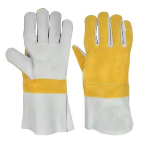 Guantes de soldadura de cuero duraderos para TIG y MIG ODM/OEM Protección de manos disponible para trabajadores de seguridad - Product Image 5