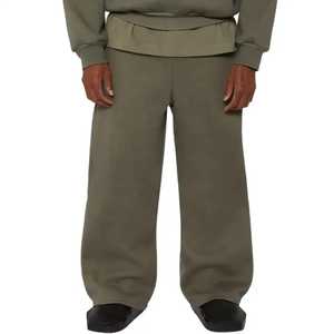 Ensemble de survêtement pour homme en polyester/coton de haute qualité, 340 GSM, poids lourd, décontracté, jambes droites, jogging, sweat-shirt ample et oversize - Product Image 3