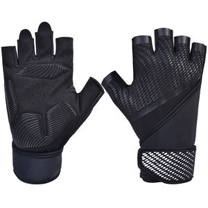 <b>Light</b> Weight Customized Weight Lifting Bodybuilding and Gym Gloves With Wrist Support Durable Weightlifting Gloves - Product Image 1