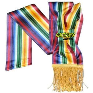 Ceinture maçonnique Odd Fellows 2 étoiles blanches collier de velours ordre cérémonial sur mesure de haute qualité flambant neuf ceintures blanches - Product Image 2