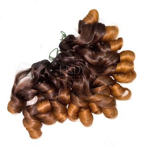 El precio más alto Bouncy Ombre Color Extensiones de cabello humano vietnamita Bundles Set Closure 2025 - Product Image 4