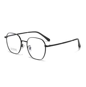 Monturas de gafas metálicas poligonales de alta calidad y a la moda al por mayor - Product Image 2