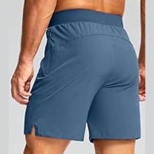 Short d'entraînement pour homme 100% coton séchage rapide léger Flexible respirant évacuation de l'humidité Anti-rides gymnastique exercice course à pied - Product Image 2