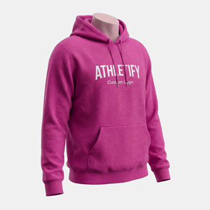 Sudadera con capucha básica de mezcla de algodón para hombre, perfecta para combinar mezcla de algodón suave, cómoda y a la moda - Product Image 1