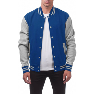 Nouvel arrivage de vestes d'université pour hommes de taille plus pour l'hiver veste d'université Letterman avec logo personnalisé vente en gros - Product Image 5