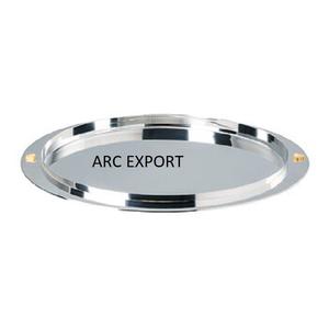 ถาดเสิร์ฟอาหารทรงกลมสีดำส่องแสงเป็นเอกลักษณ์ถาดเสิร์ฟอาหารสำหรับตกแต่งโรงแรมร้านอาหารในบ้าน - Product Image 4