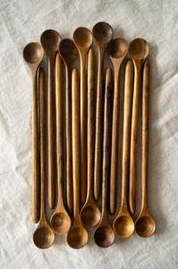 Utensilio de Madera de Acacia con Acabado Quemado, Superventas, Servidor de Ensaladas y Cuchara para Servir, para Cocina, Hoteles, Hogares y Restaurantes - Product Image 2