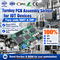 Assemblage de circuits imprimés SMT personnalisés basé sur les fichiers Gerber et BOM, prototypage rapide de PCBA pour la fabrication d'appareils IoT